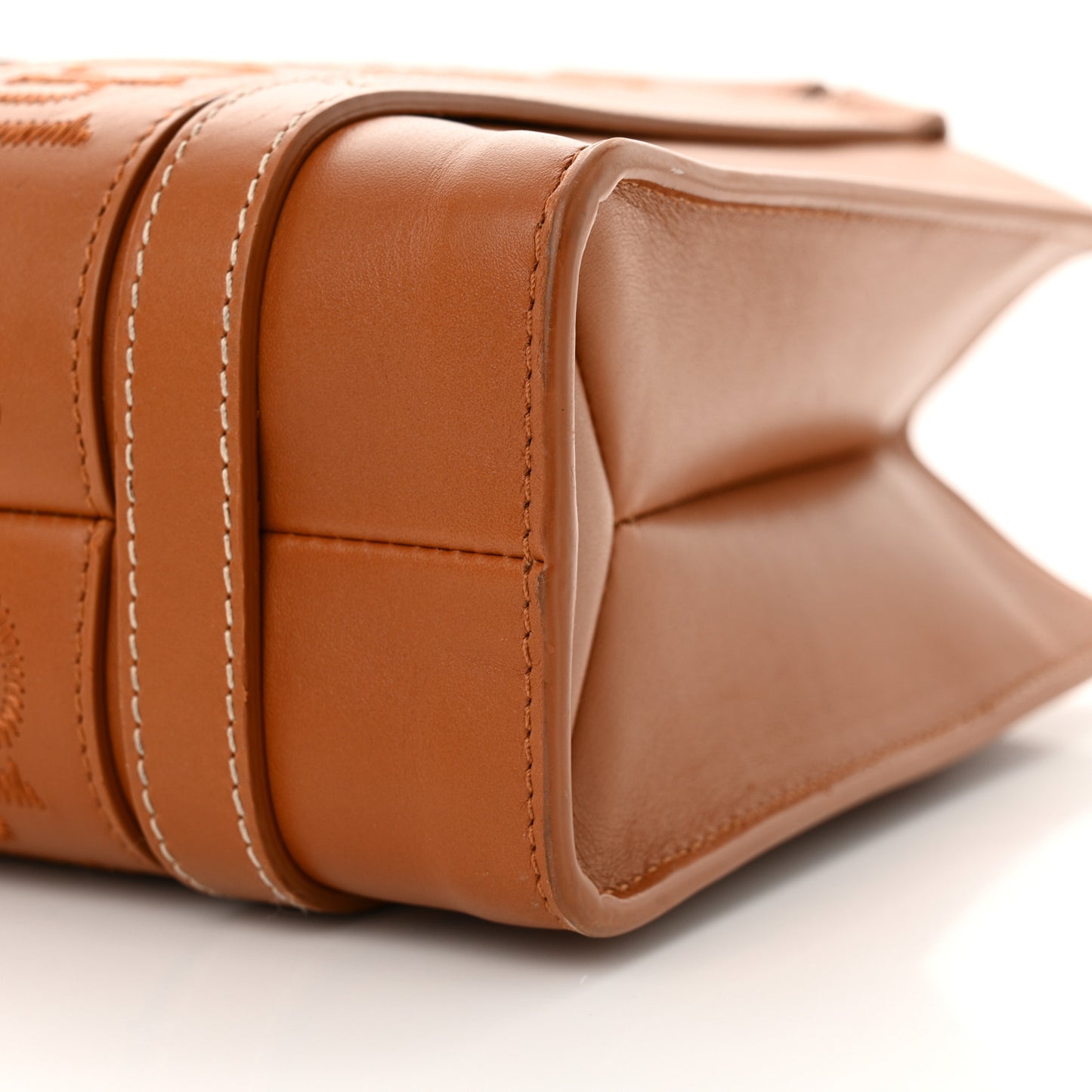 Calfskin Small Woody Tote Caramel