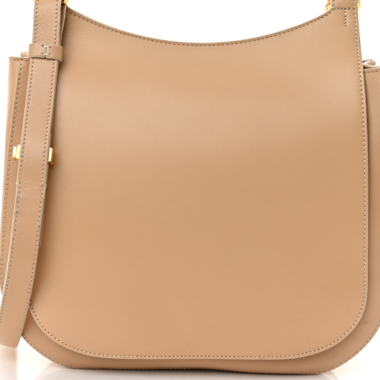 Smooth Calfskin Hunting Bag 11 Warm Beige