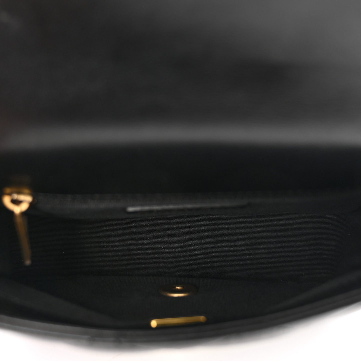 Lambskin Quilted Chain Around Mini Flap Bag Black