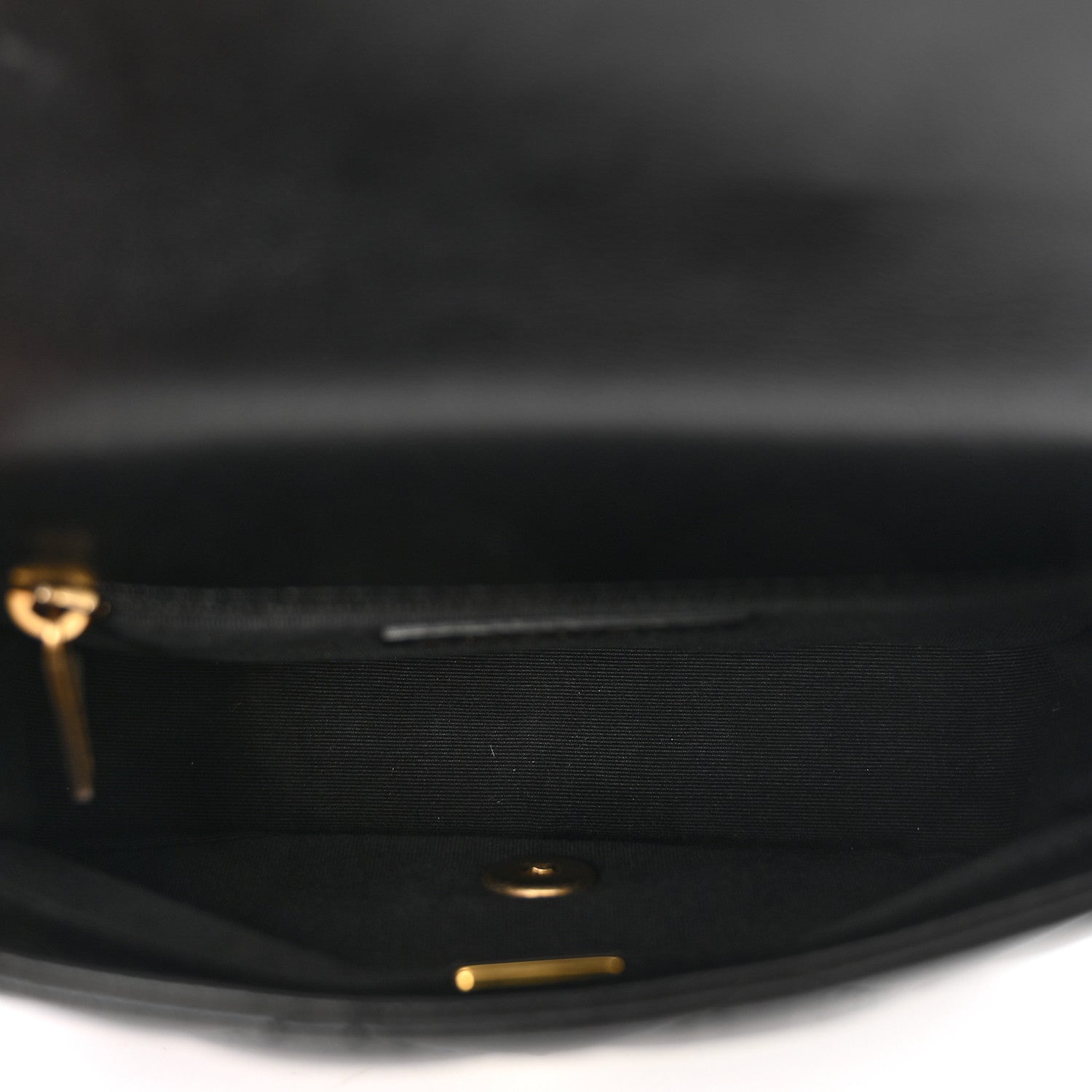 Chanel Lambskin Quilted Chain Around Mini Flap Bag Black 5 of 10