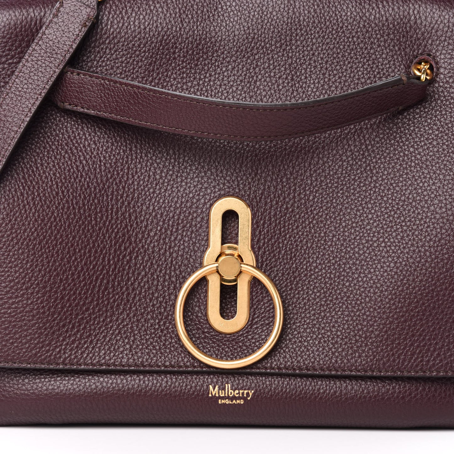 Natural Grain Amberley Satchel Oxblood