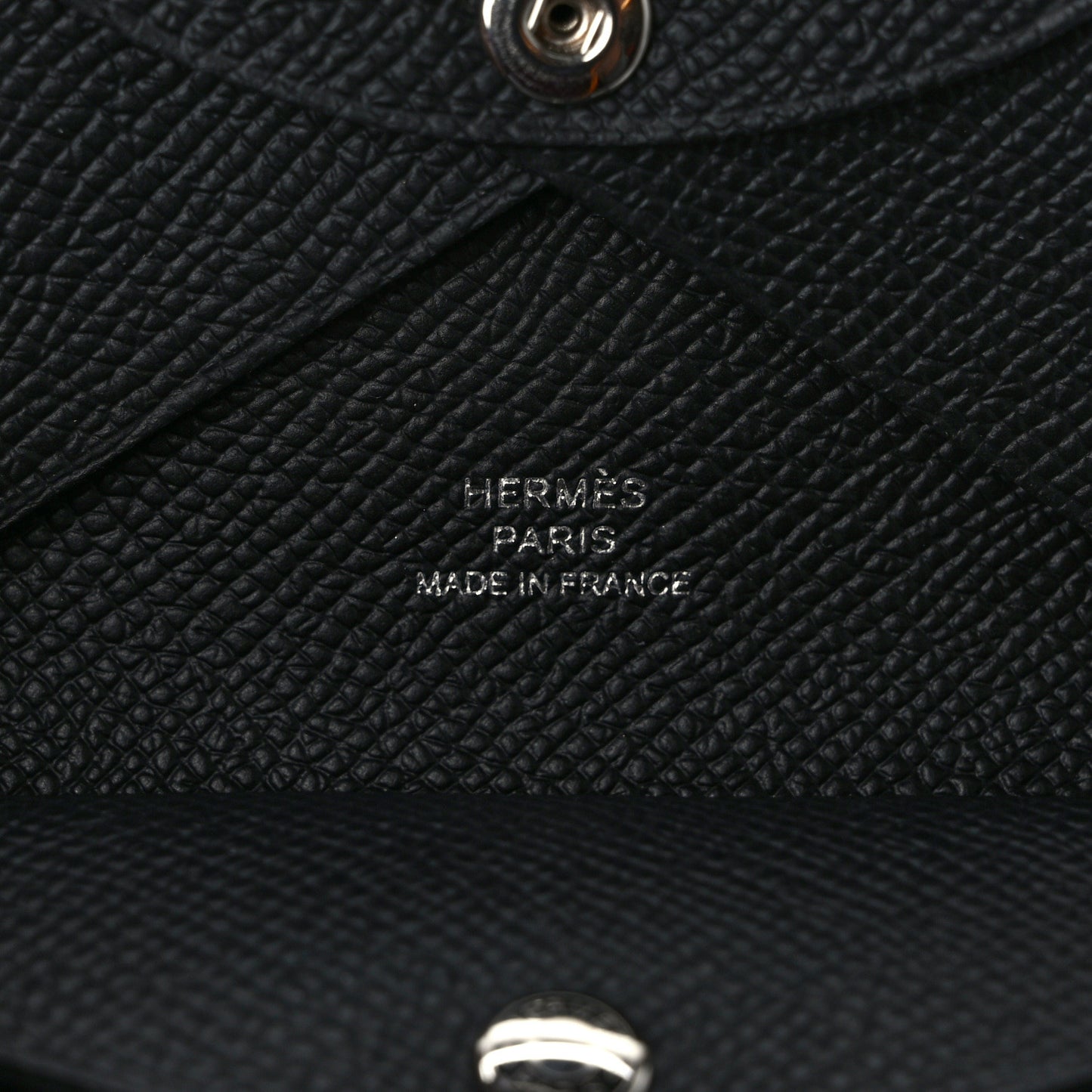 Epsom Calvi Duo Card Case Black