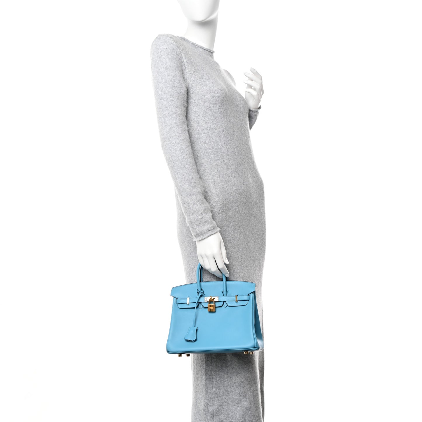Swift Birkin 25 Bleu du Nord