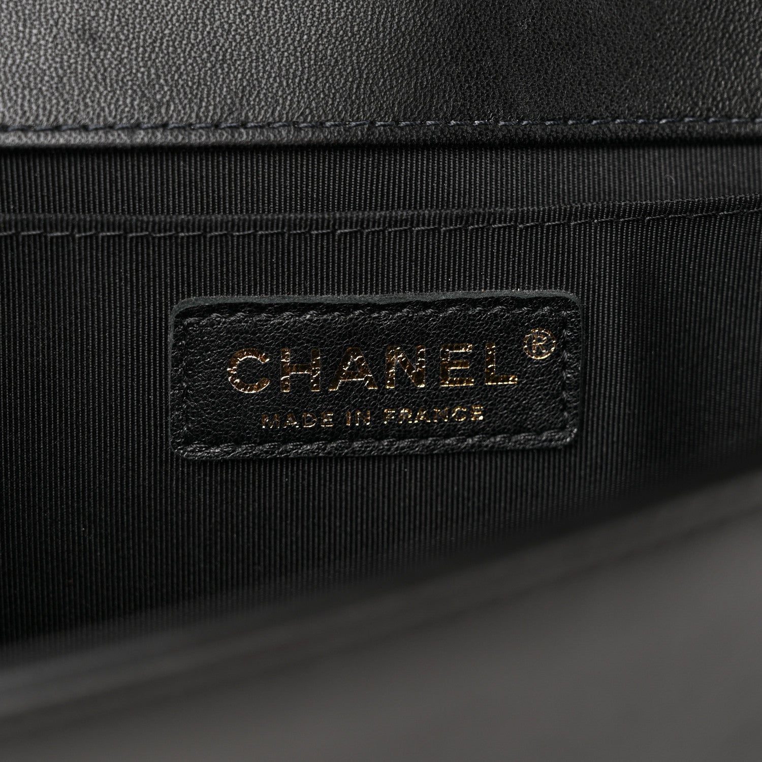 Chanel Lambskin Quilted Medium Boy Flap Black 6 of 18