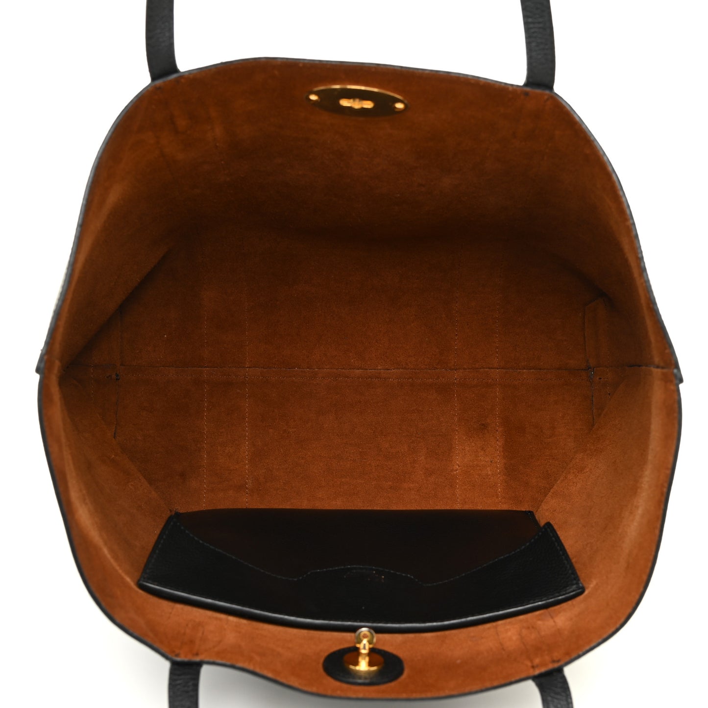Small Classic Grain Bayswater Tote Black