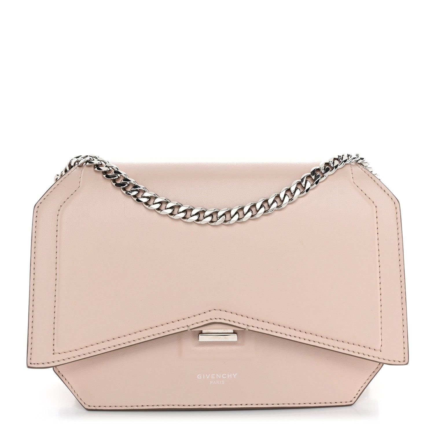 Givenchy Calfskin Bow Cut Chain Wallet Light Pink 1 of 10