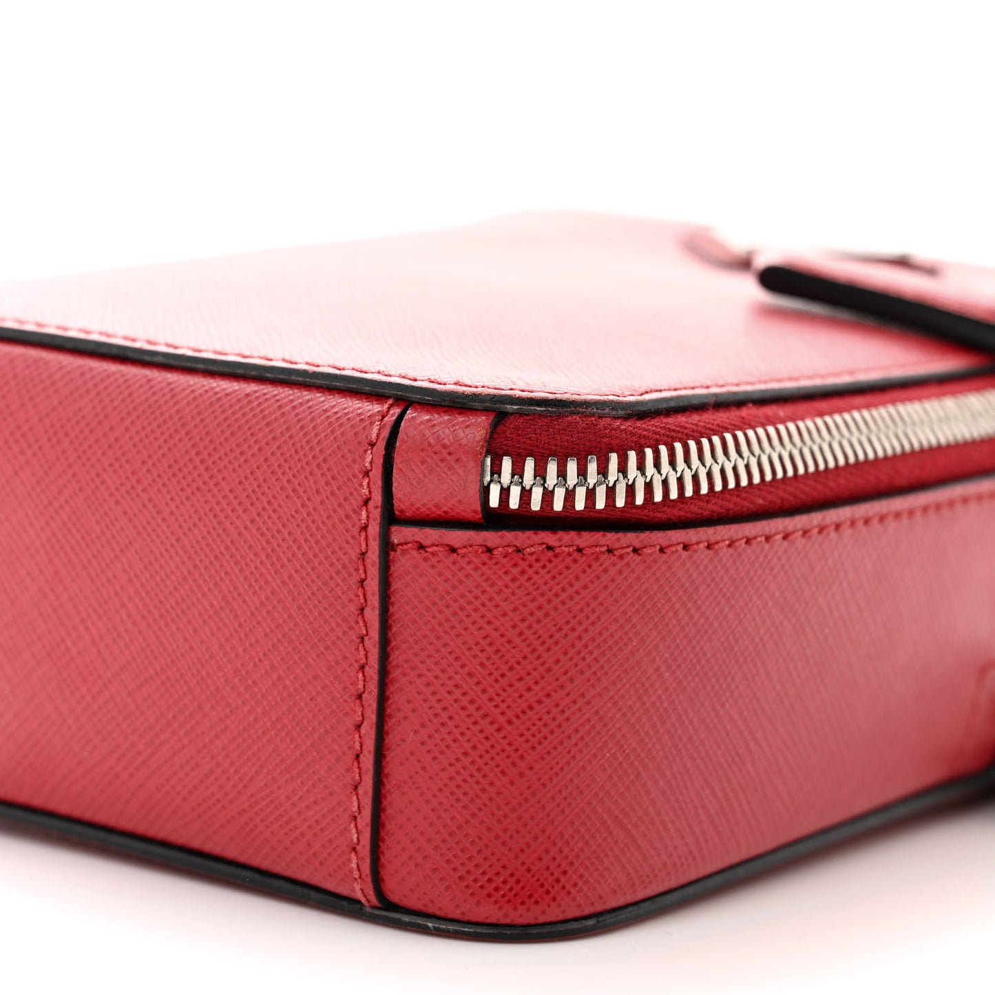 Saffiano Travel Brique Crossbody Messenger Bag Fuoco