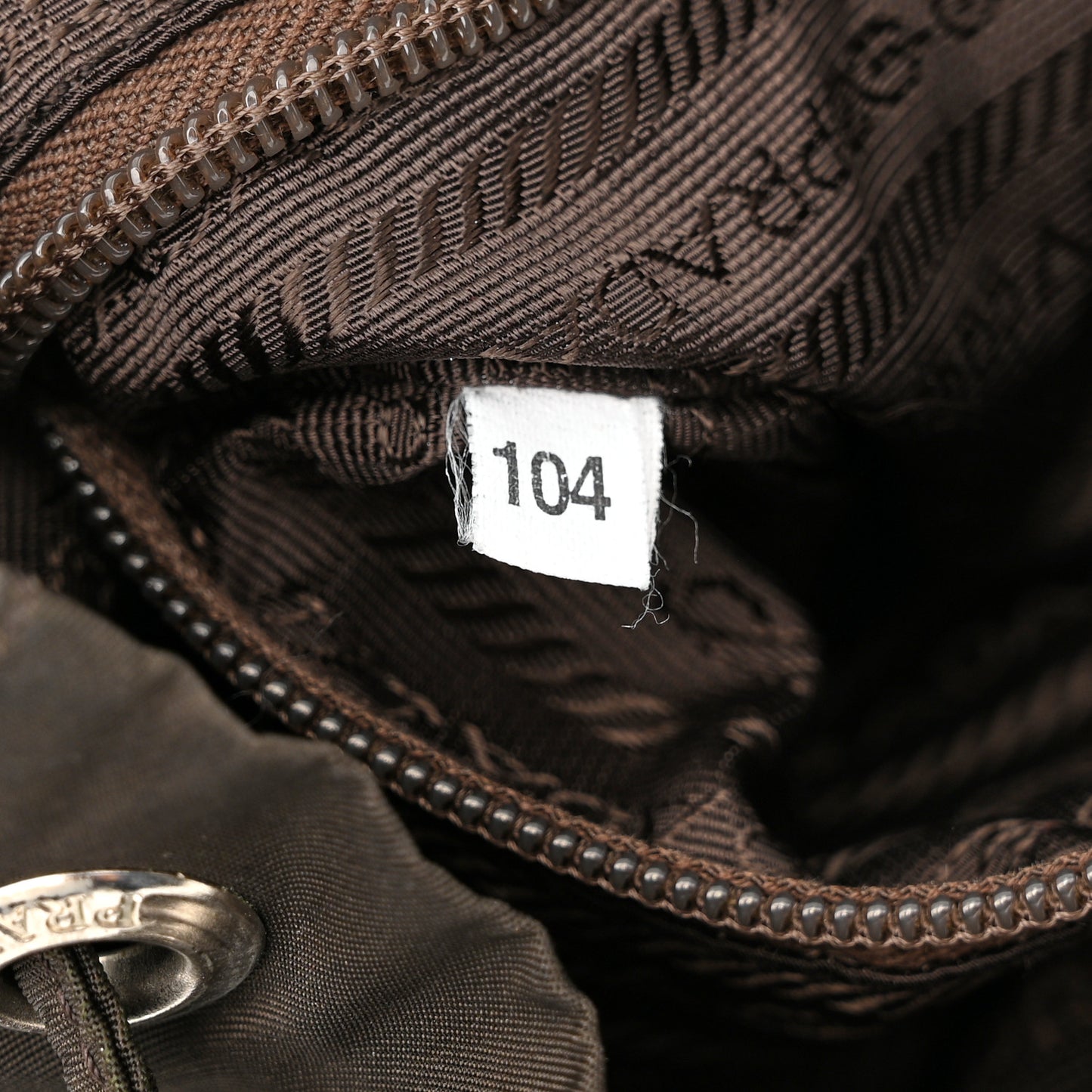 Nylon Vela Small Backpack Ebano