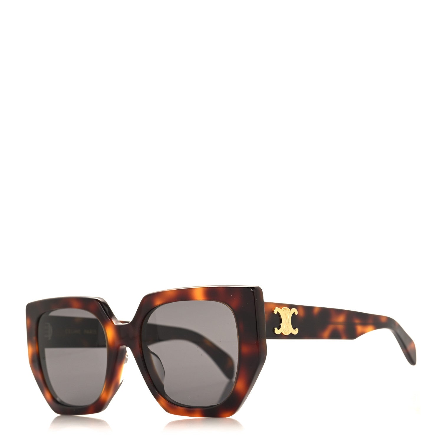 Celine Acetate Sunglasses CL40239F Tortoise 1 of 7