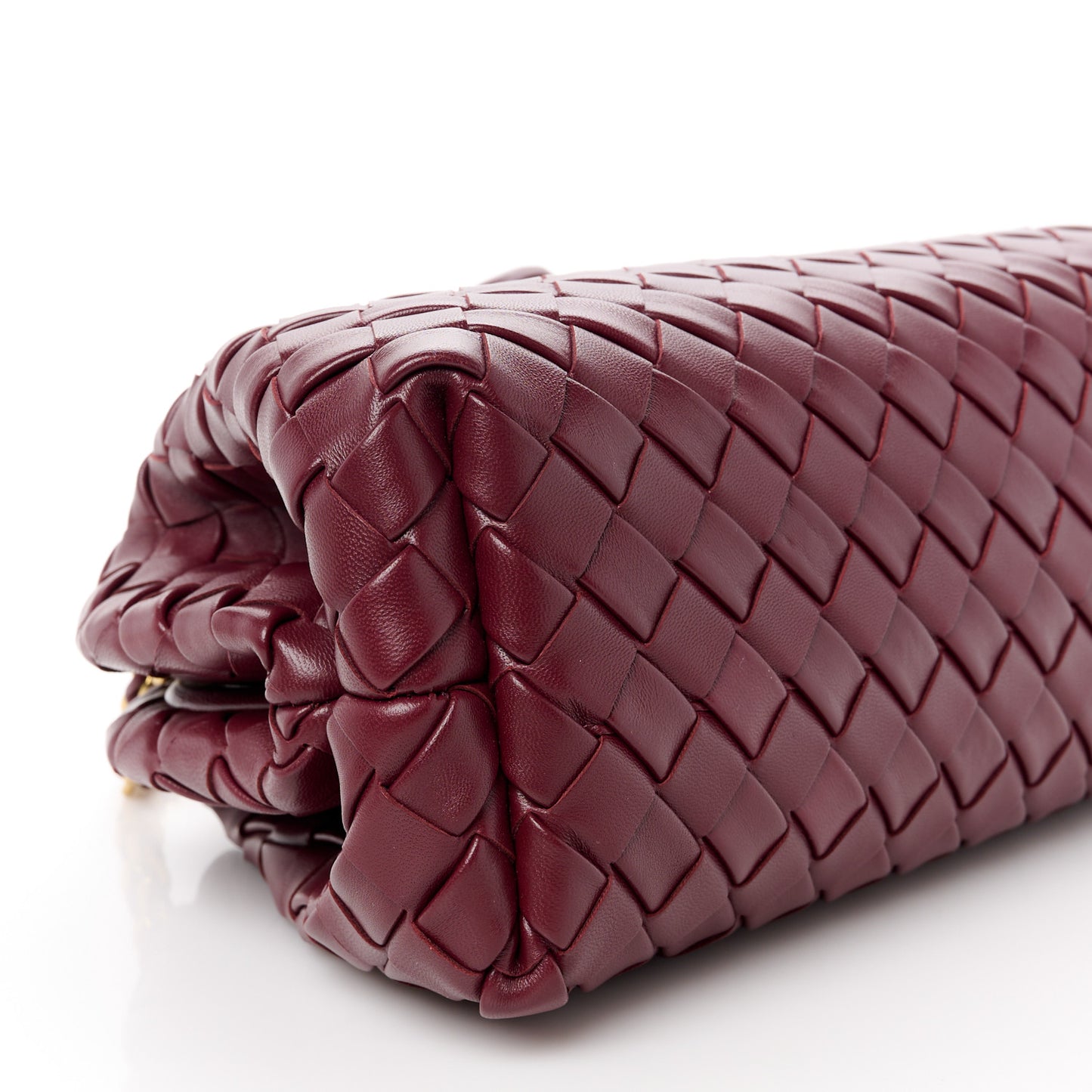 Nappa Intrecciato Teen The Lauren 1980 Clutch With Chain Barolo
