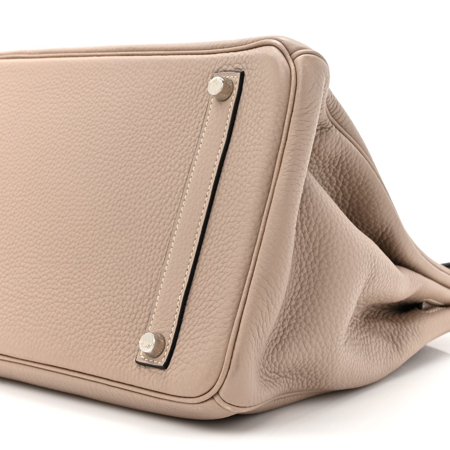 Taurillon Clemence Birkin 35 Gris Tourterelle