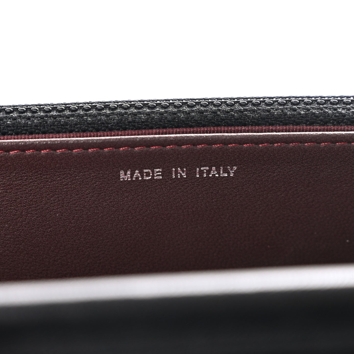 Lambskin Quilted Wallet On Chain WOC Black