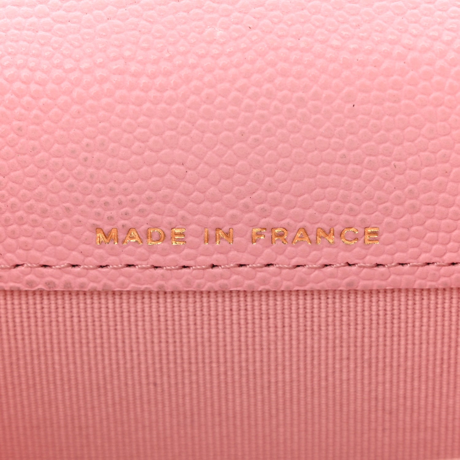 Chanel Caviar Quilted Flap Card Holder Wallet Light Pink 7 of 11