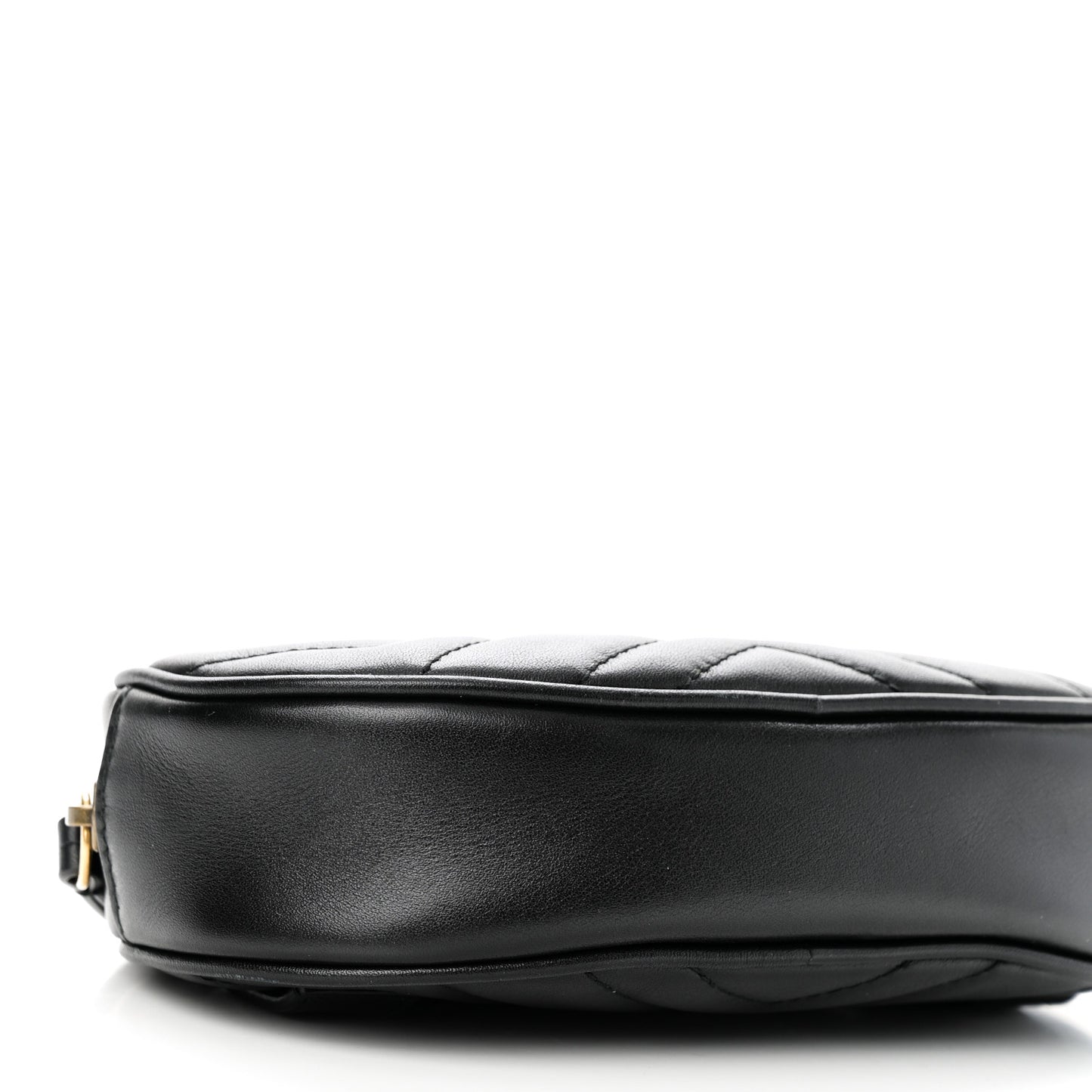 Calfskin Matelasse GG Marmont Belt Bag 75 30 Black