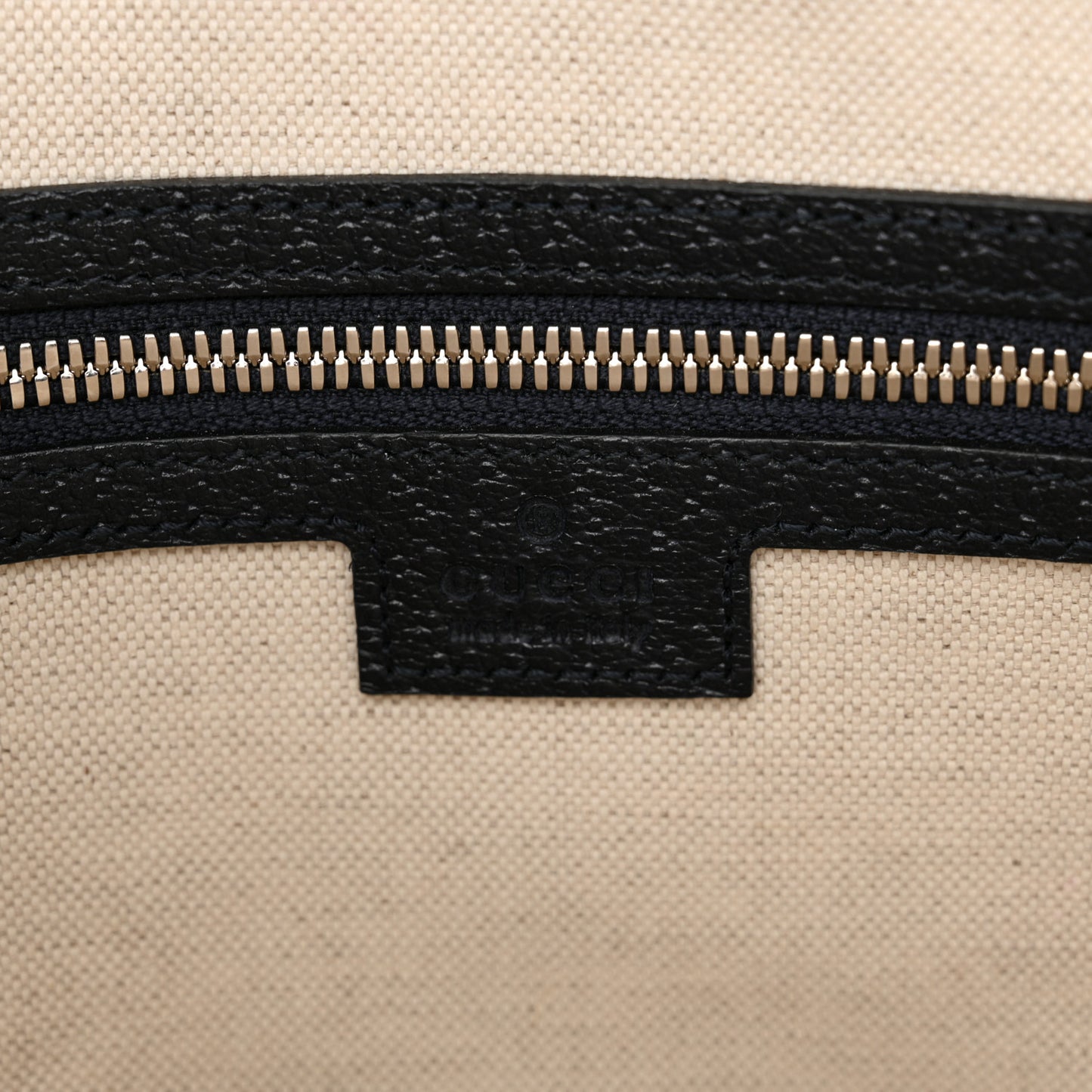 GG Supreme Monogram Textured Dollar Calfskin Web Small Ophidia Half Moon Hobo Beige Blue