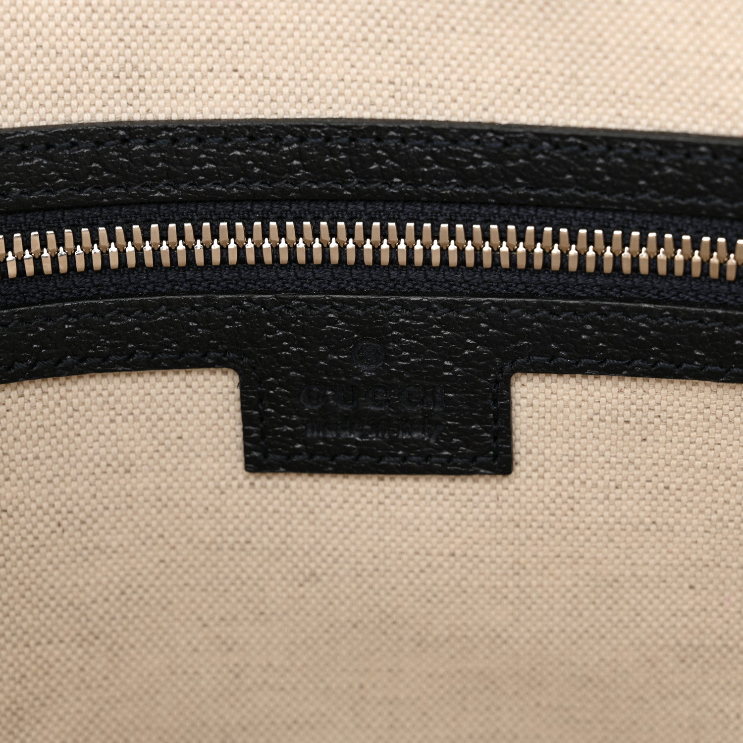 Gucci GG Supreme Monogram Textured Dollar Calfskin Web Small Ophidia Half Moon Hobo Beige Blue 7 of 12