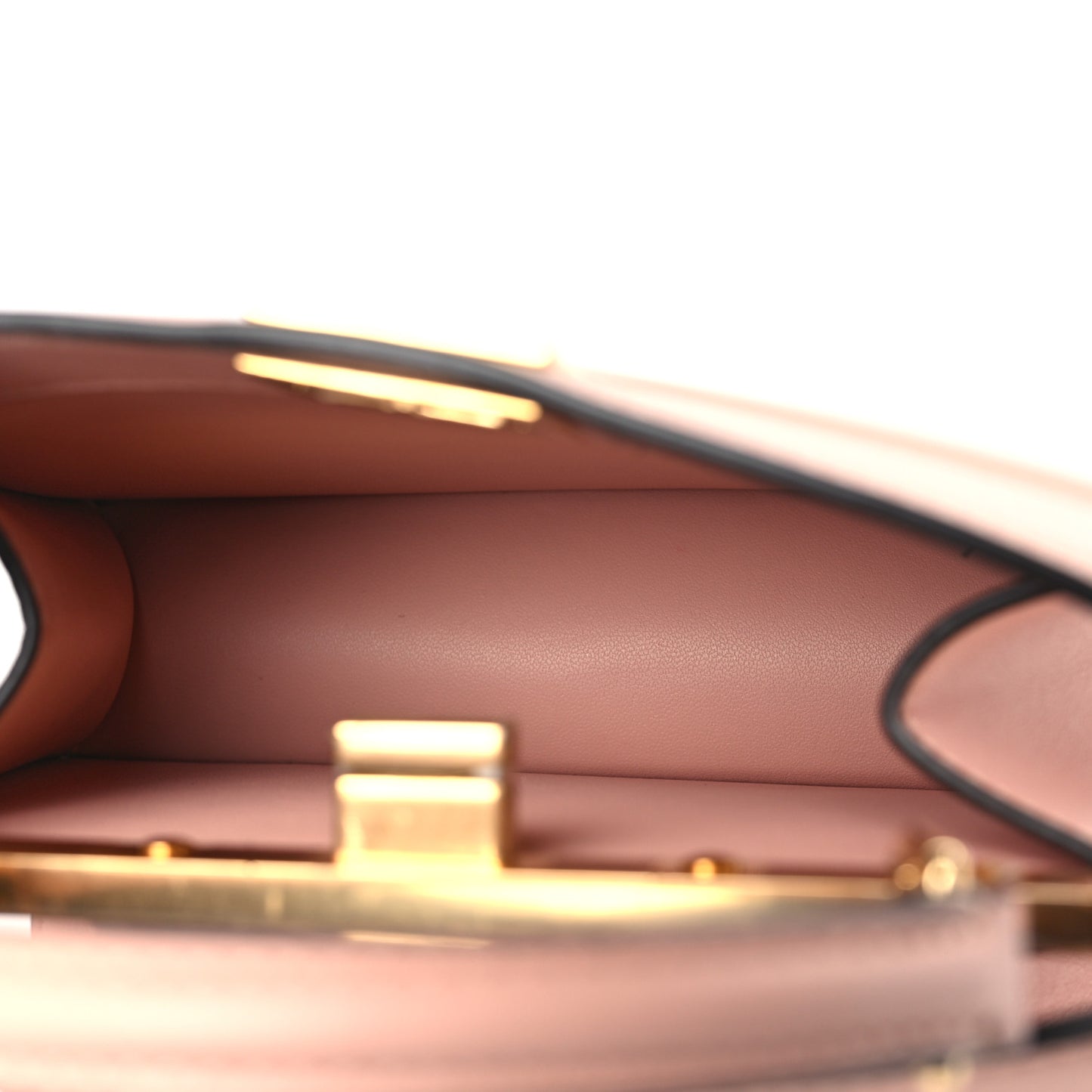 Shiny Nappa Petite Peekaboo I SEE U Satchel Rosa Confetto