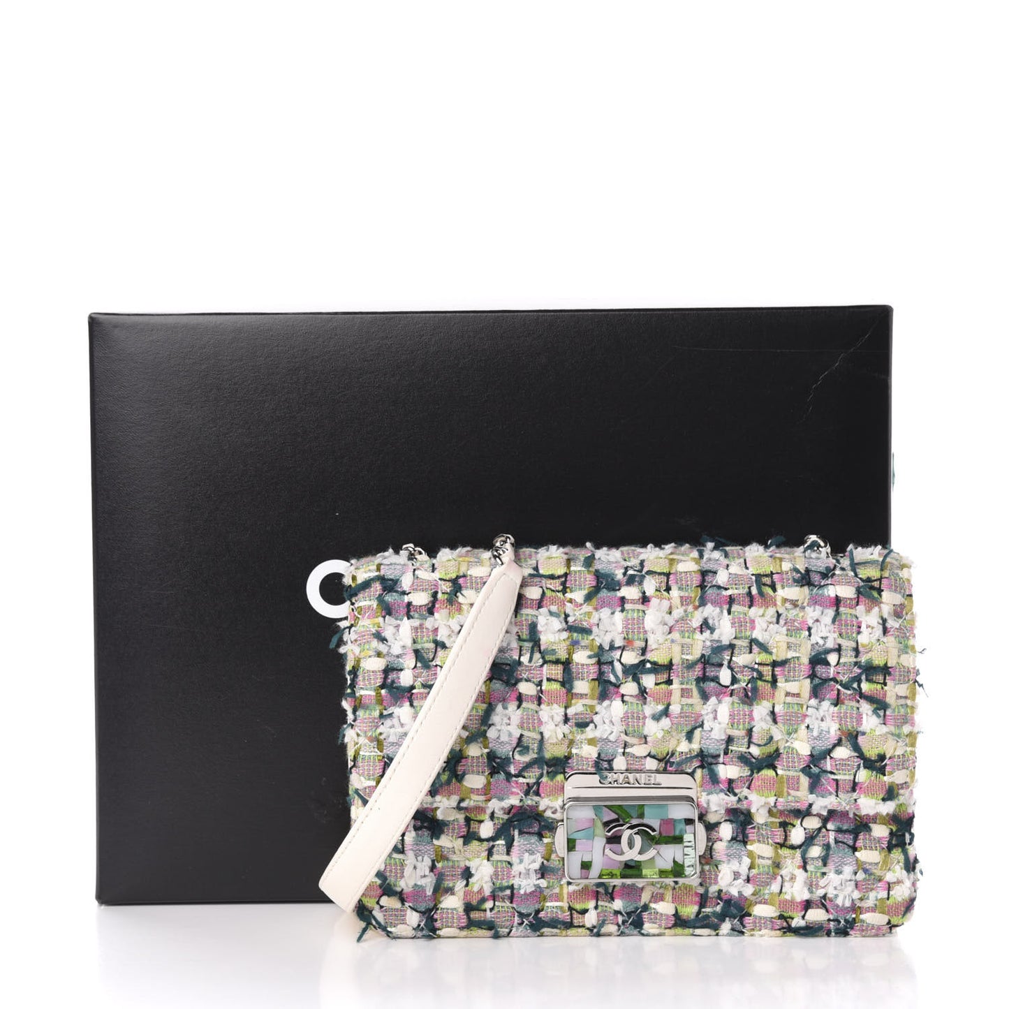 Tweed Beauty Lock Flap Multicolor