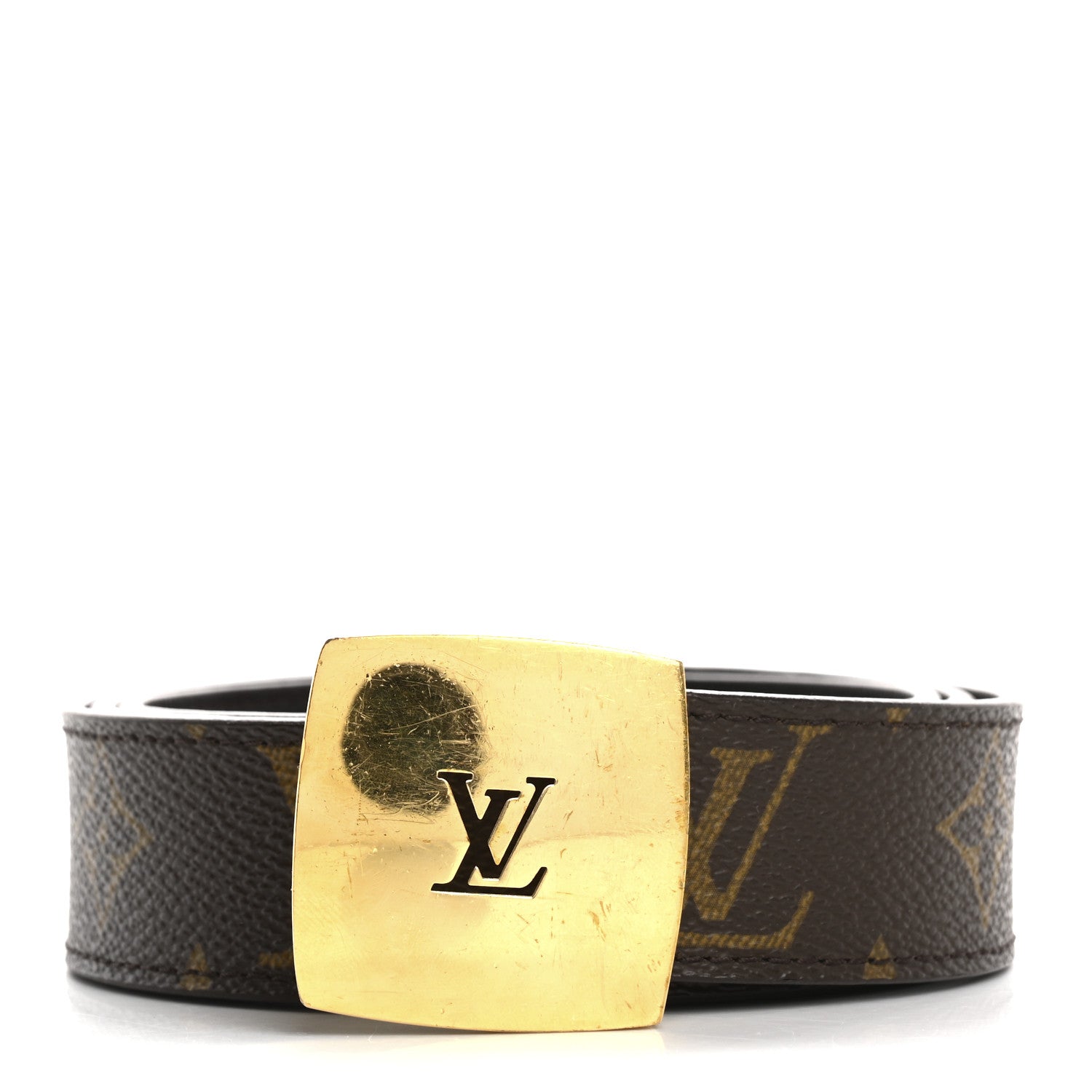 Louis Vuitton Monogram LV Cut Reversible Belt 90 36 1709615