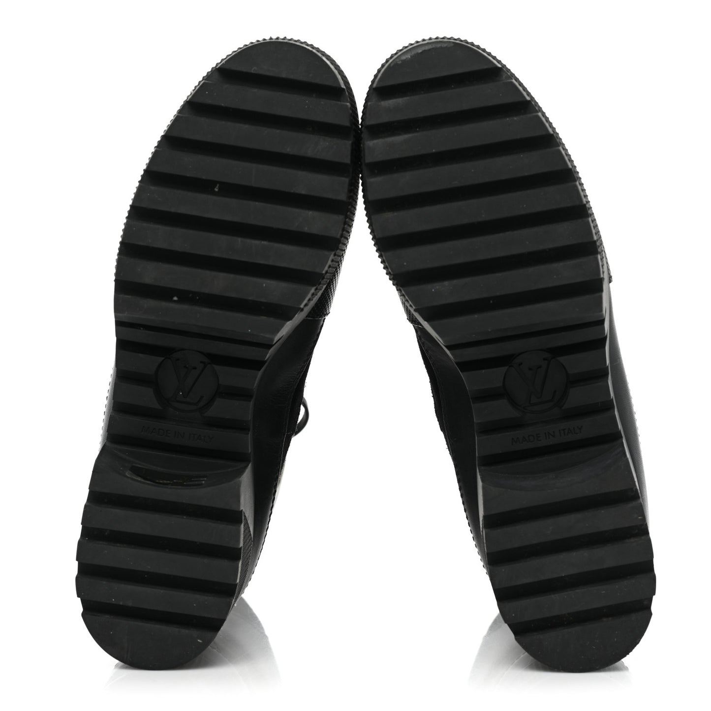 Suede Monogram Laureate Platform Desert Boots 36.5 Kaki Black