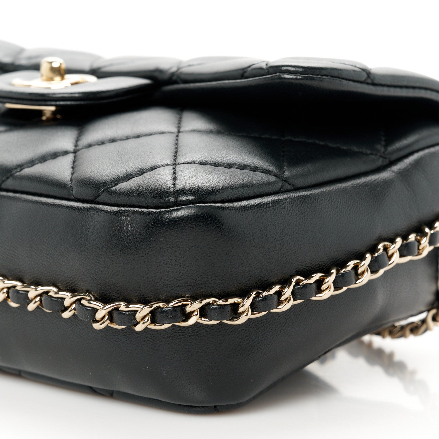 Chanel Lambskin Quilted Small My Precious Flap Black 11 of 11