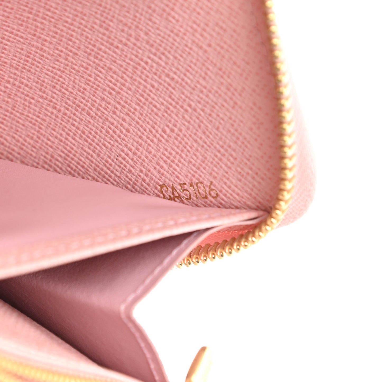 Monogram Pompon Zippy Wallet Rose Ballerine