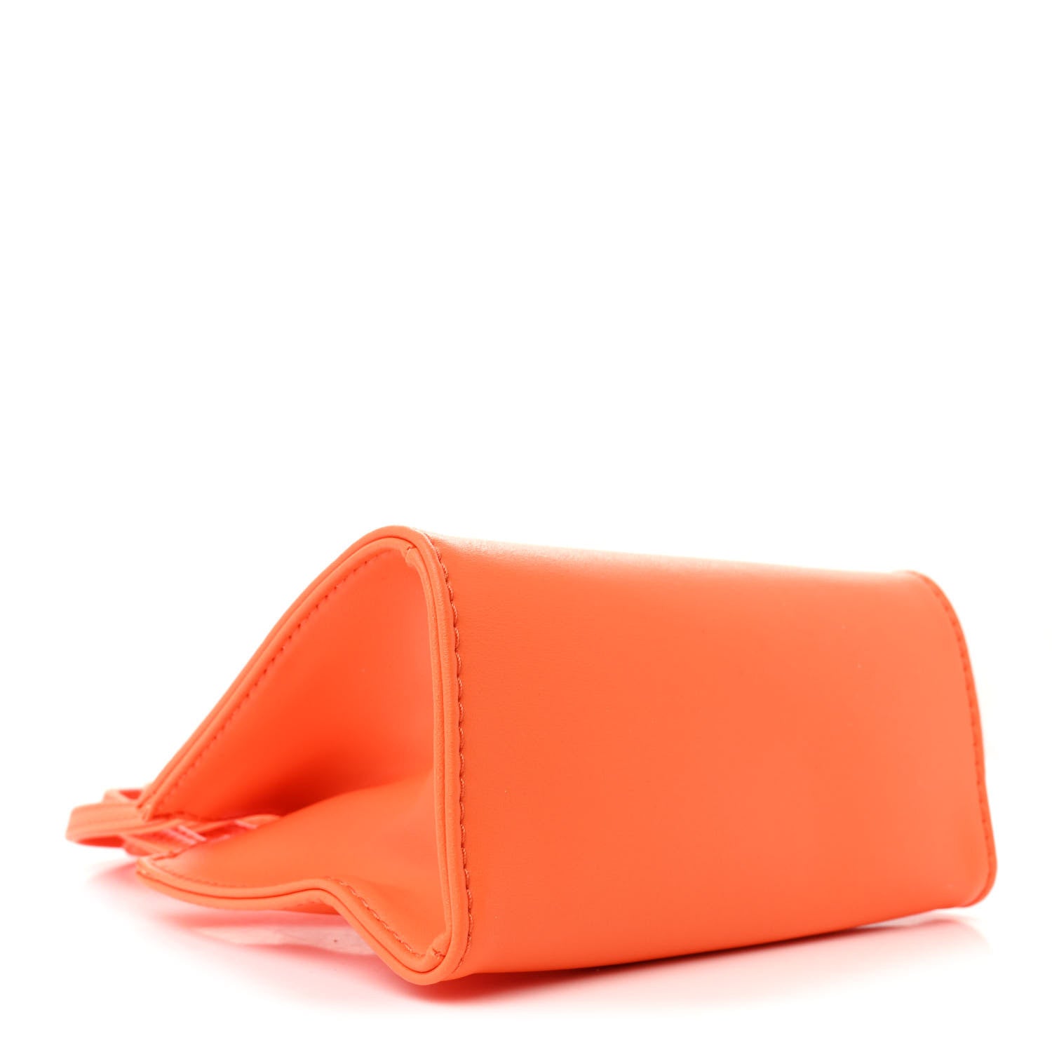 Telfar Vegan Leather Small Shopping Bag Orange 4 of 9