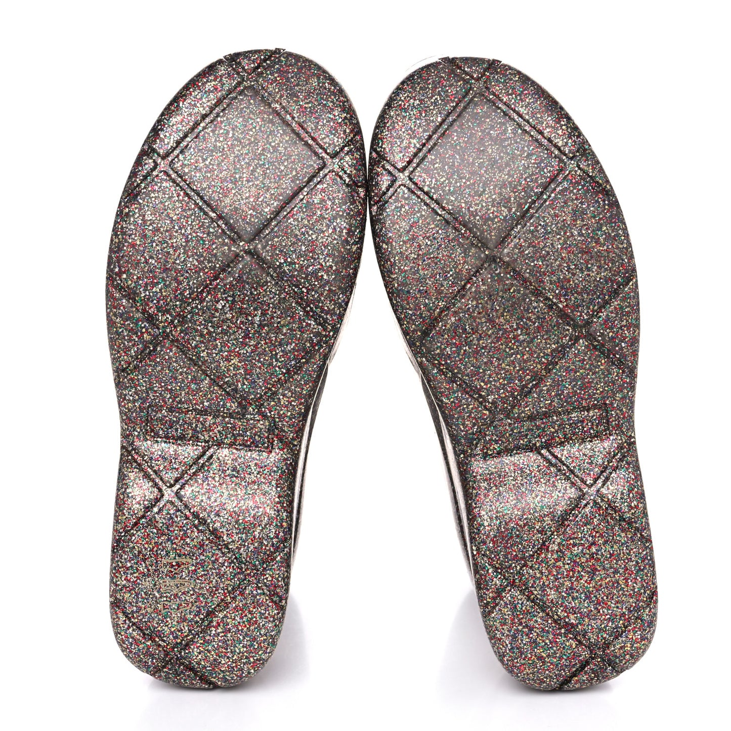 Sparkle Rubber Puddle Ankle Boots 39 Multicolor