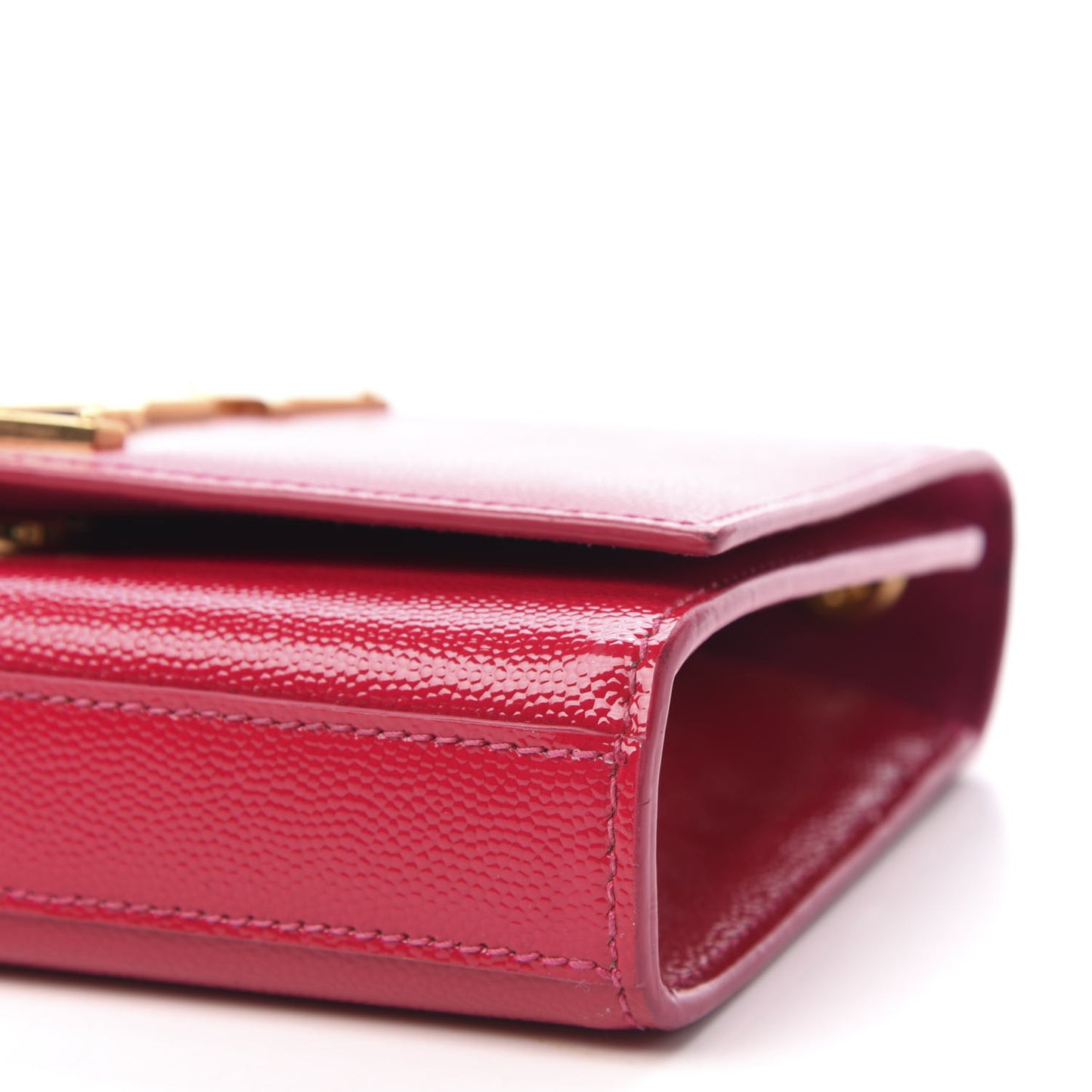 Grain De Poudre Small Classic Monogram Kate Satchel Lipstick Fuchsia