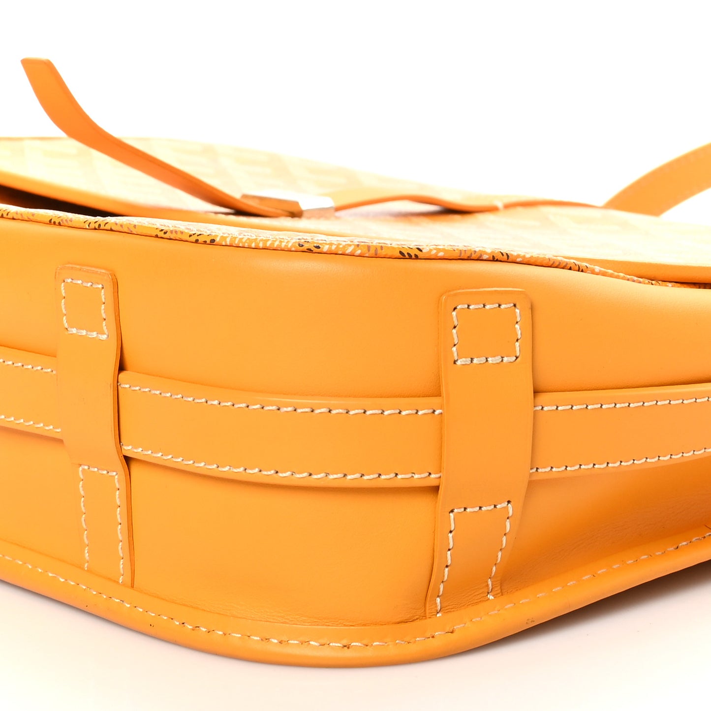 Goyardine Belvedere II MM Messenger Bag Yellow