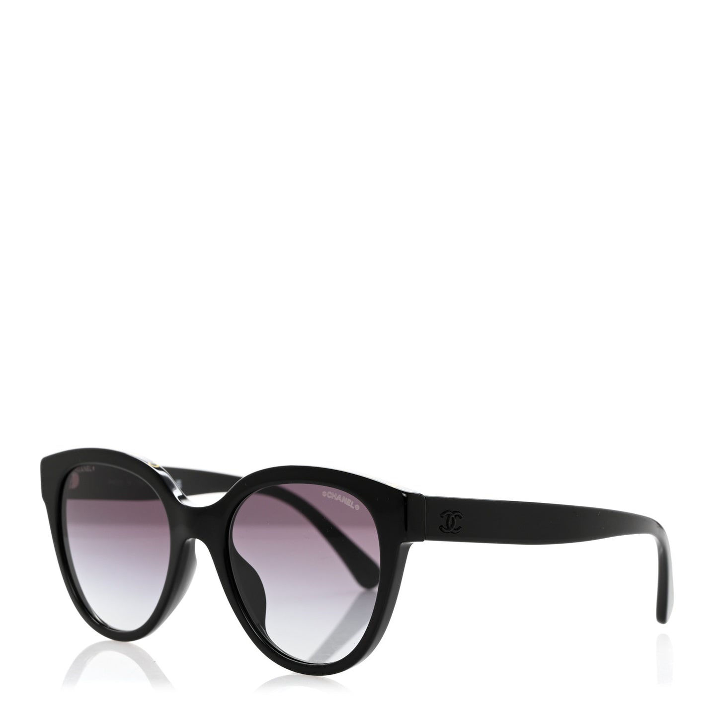 Acetate CC Butterfly Sunglasses 5414-A Black