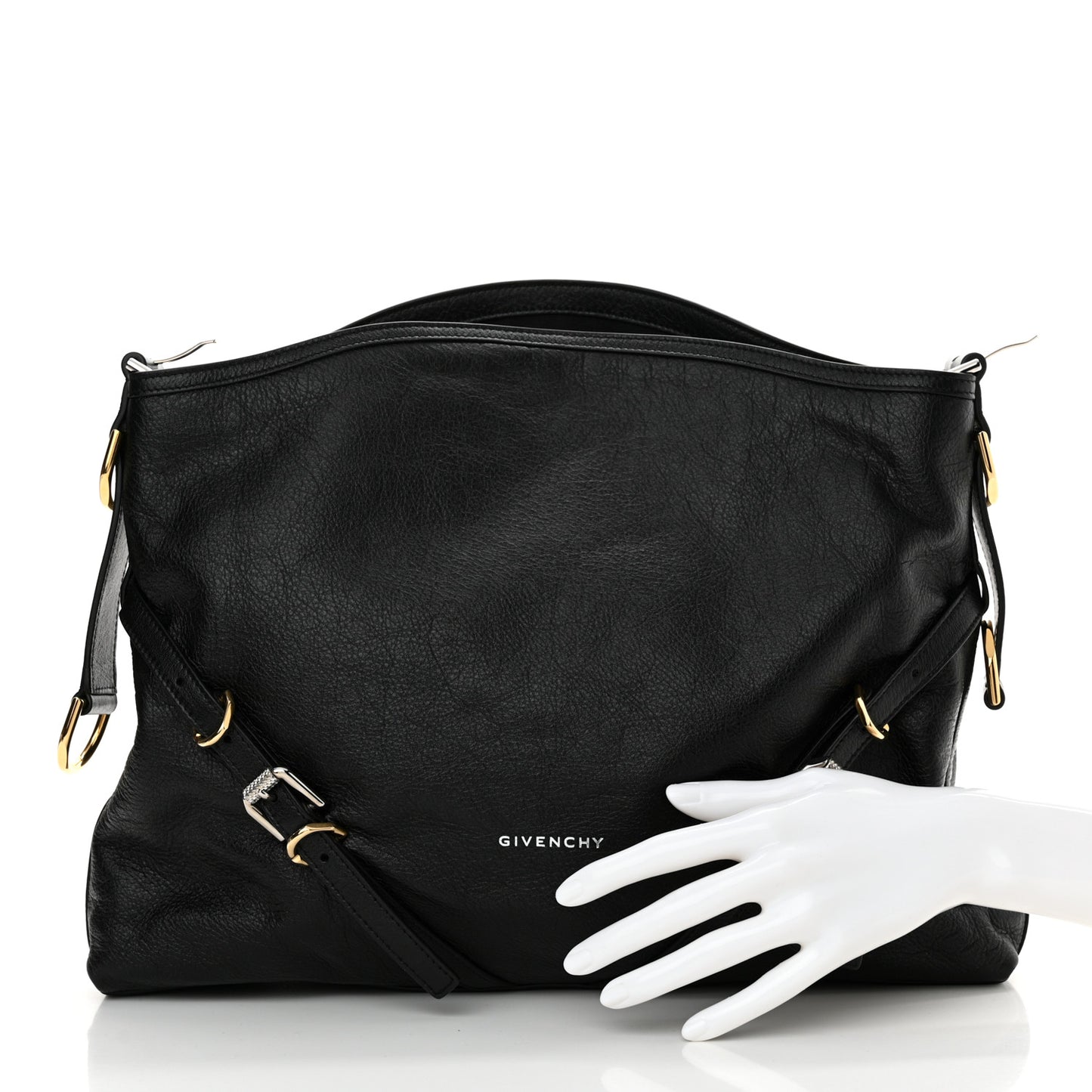 Calfskin Medium Voyou Bag Black