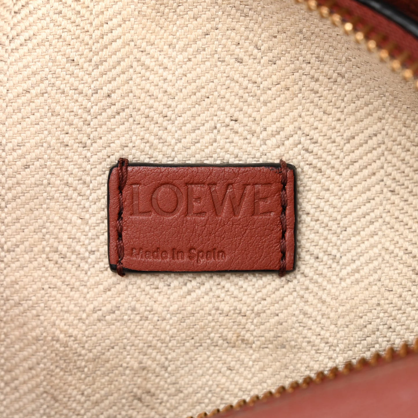 Calfskin Mini Puzzle Bag Spice Pumpkin