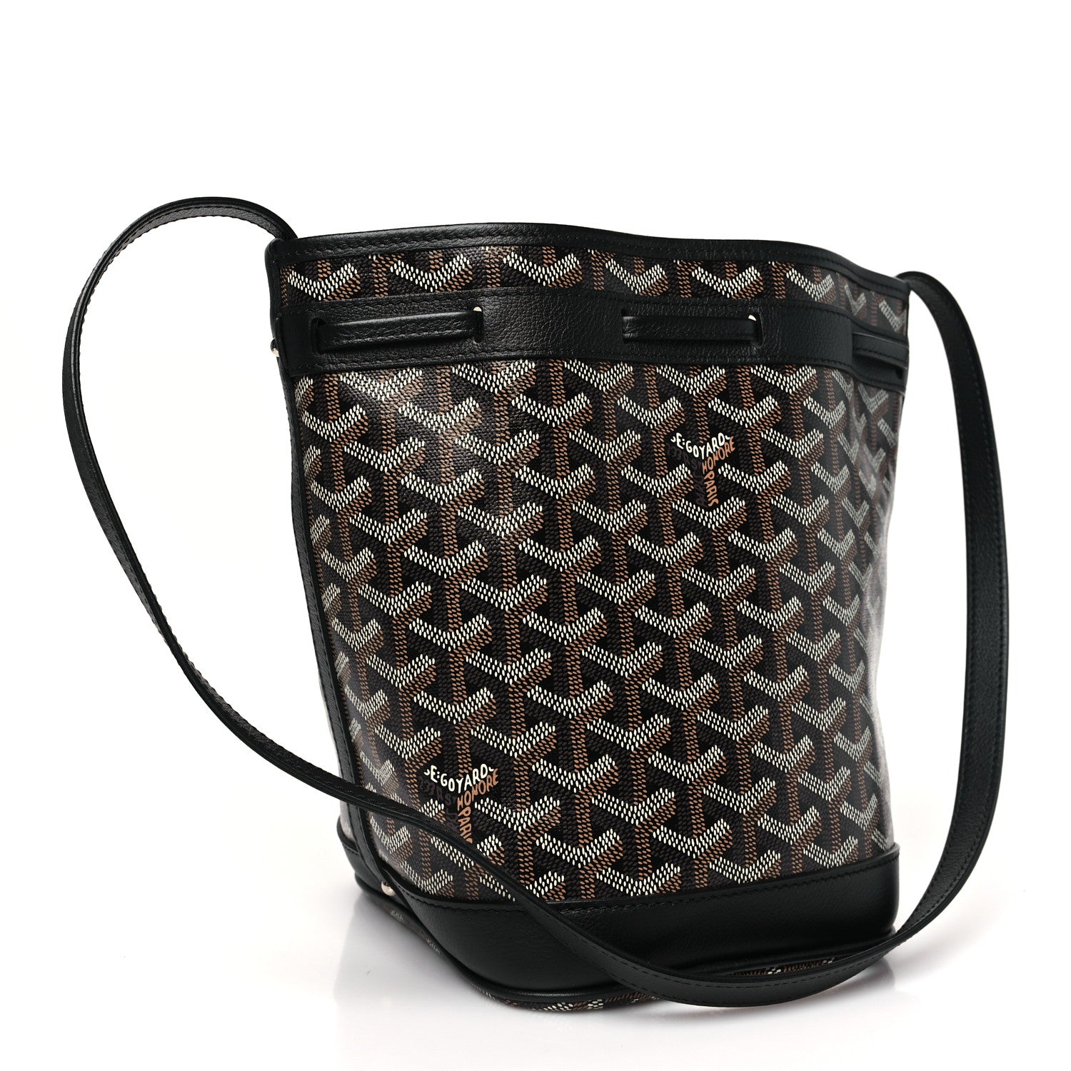 Goyard Goyardine Petit Flot Bucket Bag PM Black 3 of 9