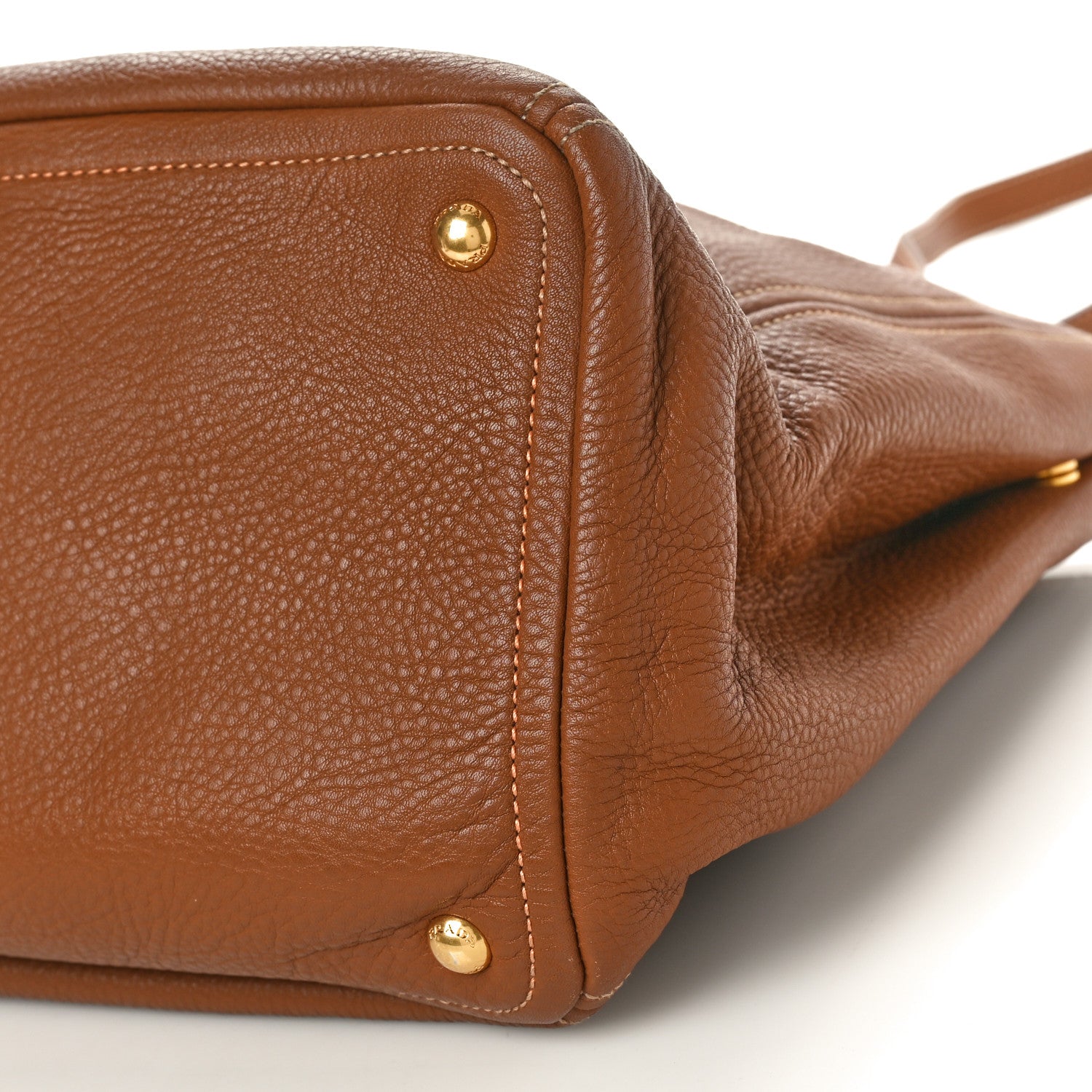 Prada Vitello Daino Tote Cannella 9 of 11