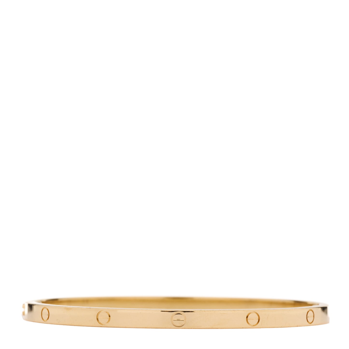 18K Yellow Gold Small LOVE Bracelet 17