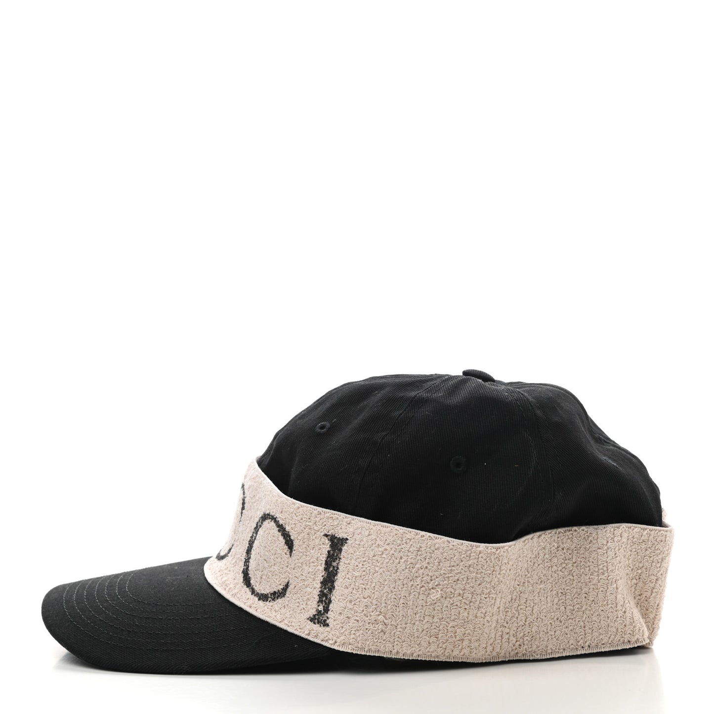 Gabardine Gucci Headband Baseball Hat M Black