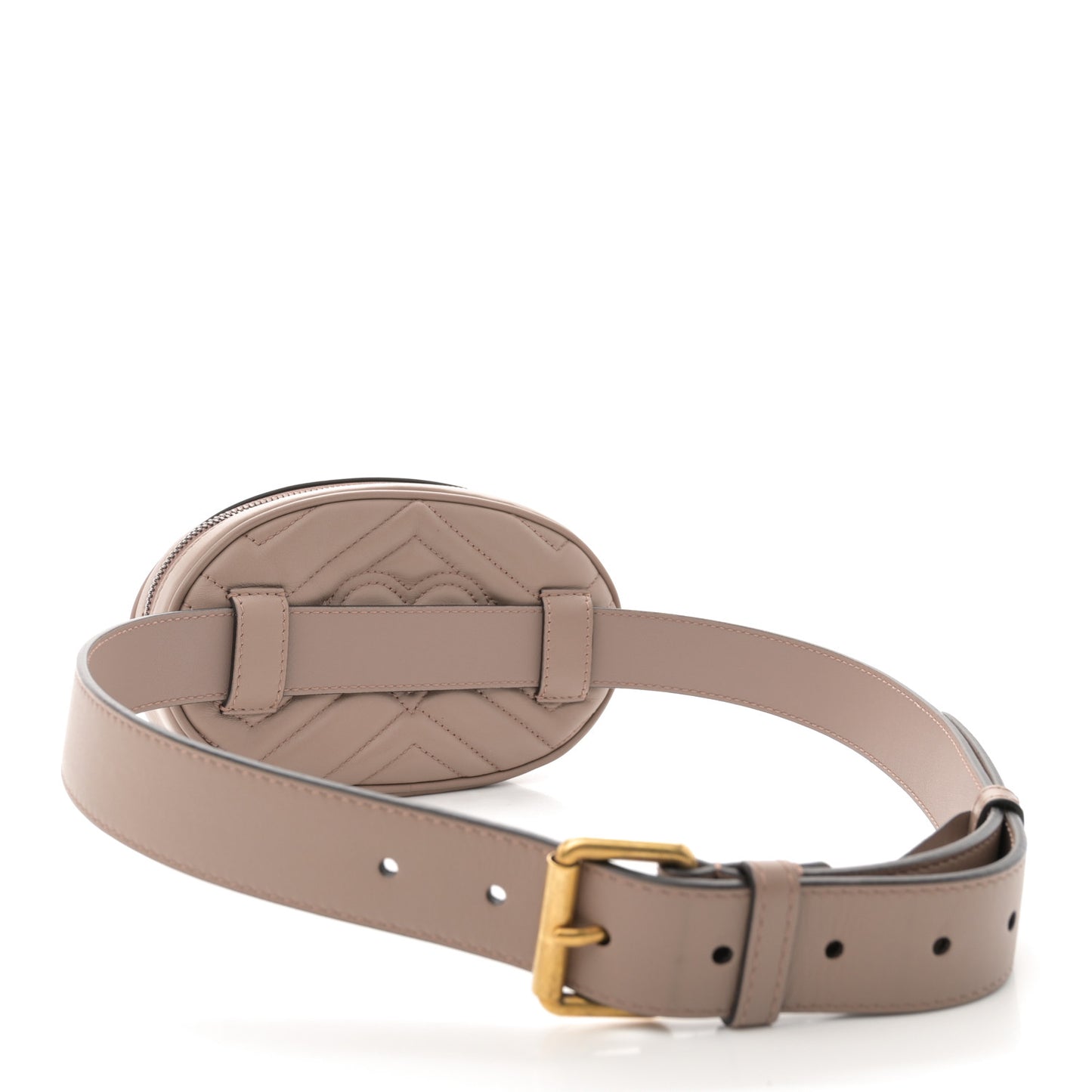 Calfskin Matelasse GG Marmont Belt Bag 85 34 Porcelain Rose