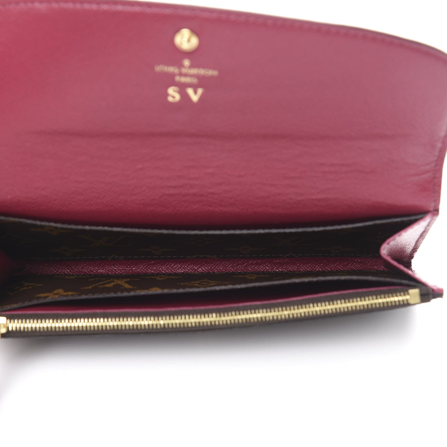 Monogram Emilie Wallet Fuchsia