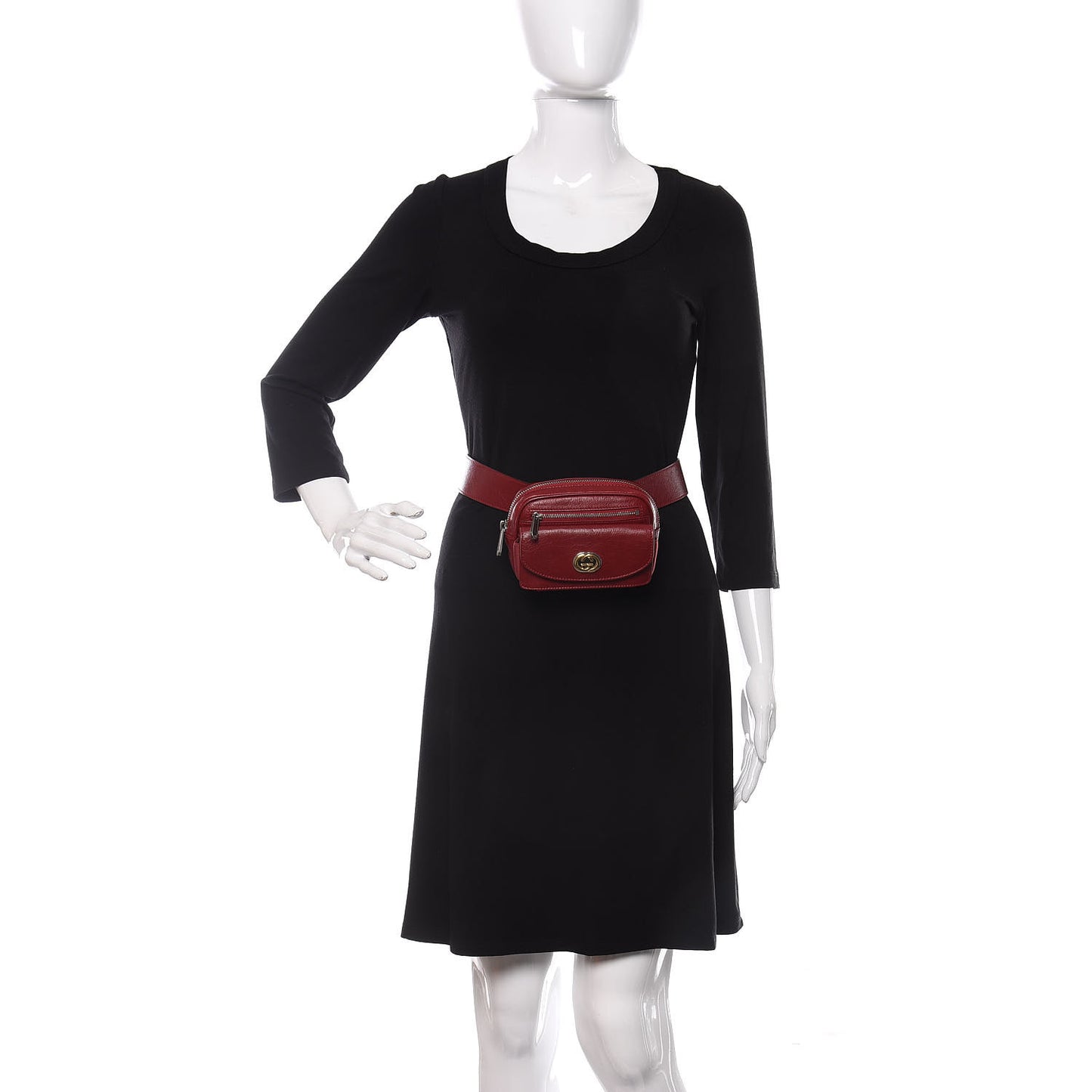 Cracked Calfskin Morpheus Belt Bag 90 36 Red