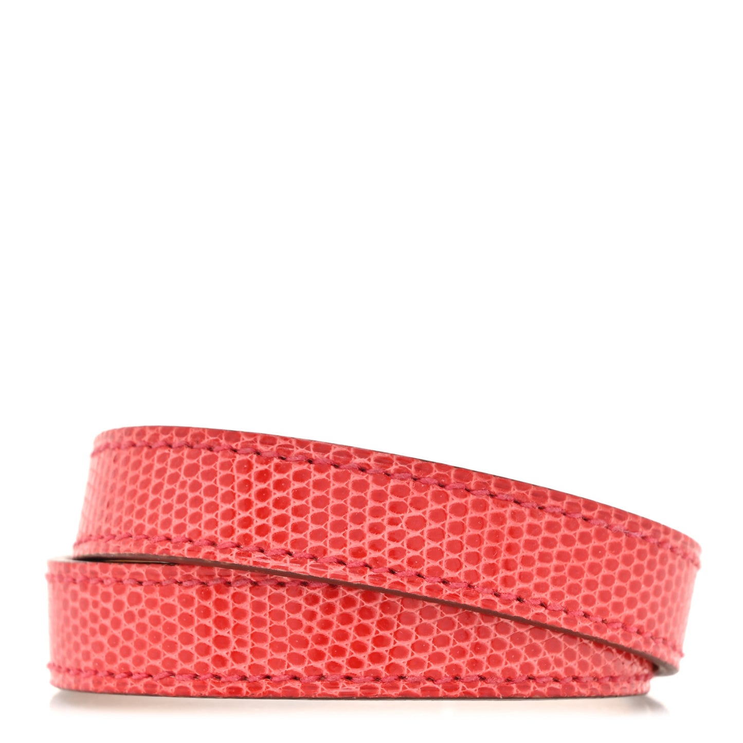 Lizard Kelly Double Tour Bracelet M Bougainvillea