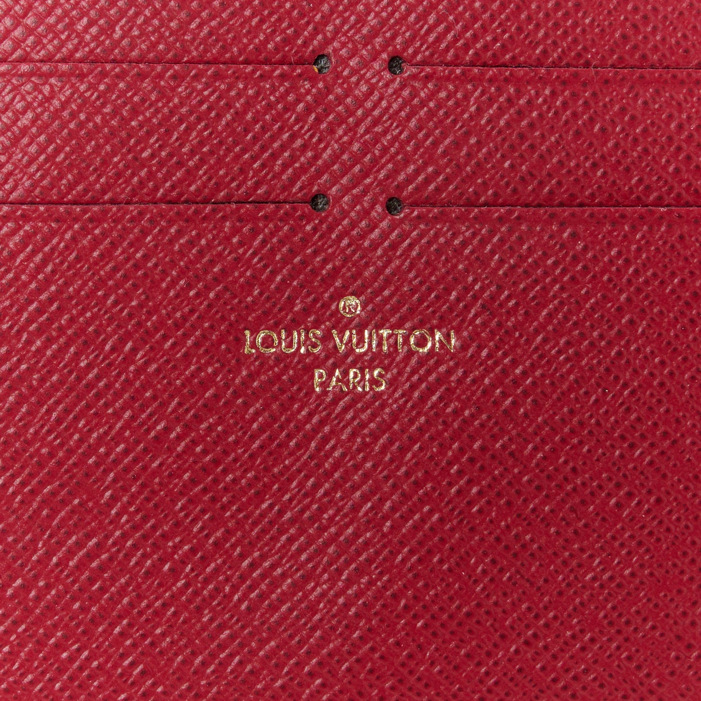 Calfskin Felicie Card Holder Insert Fuchsia