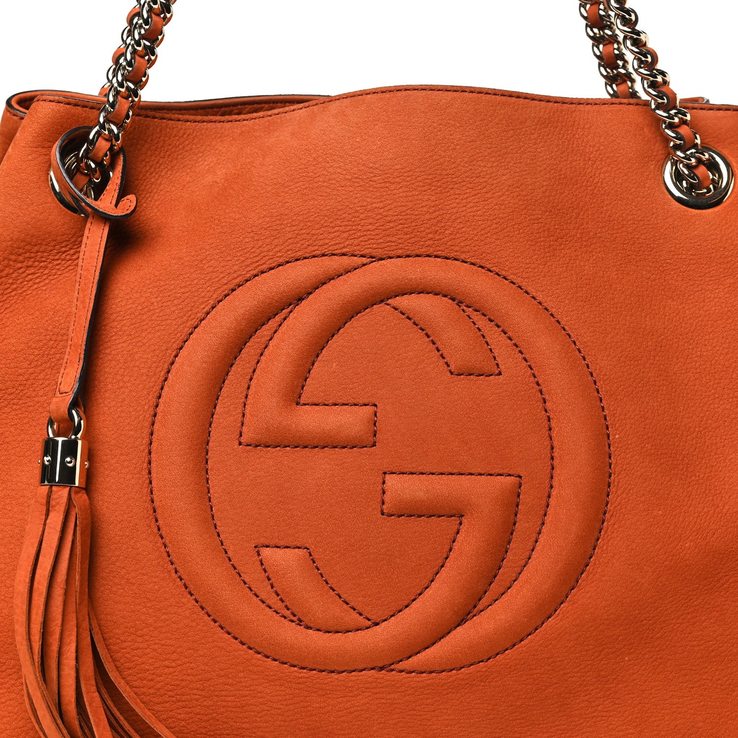 Vitello Range Medium Soho Chain Shoulder Bag Old Whisky
