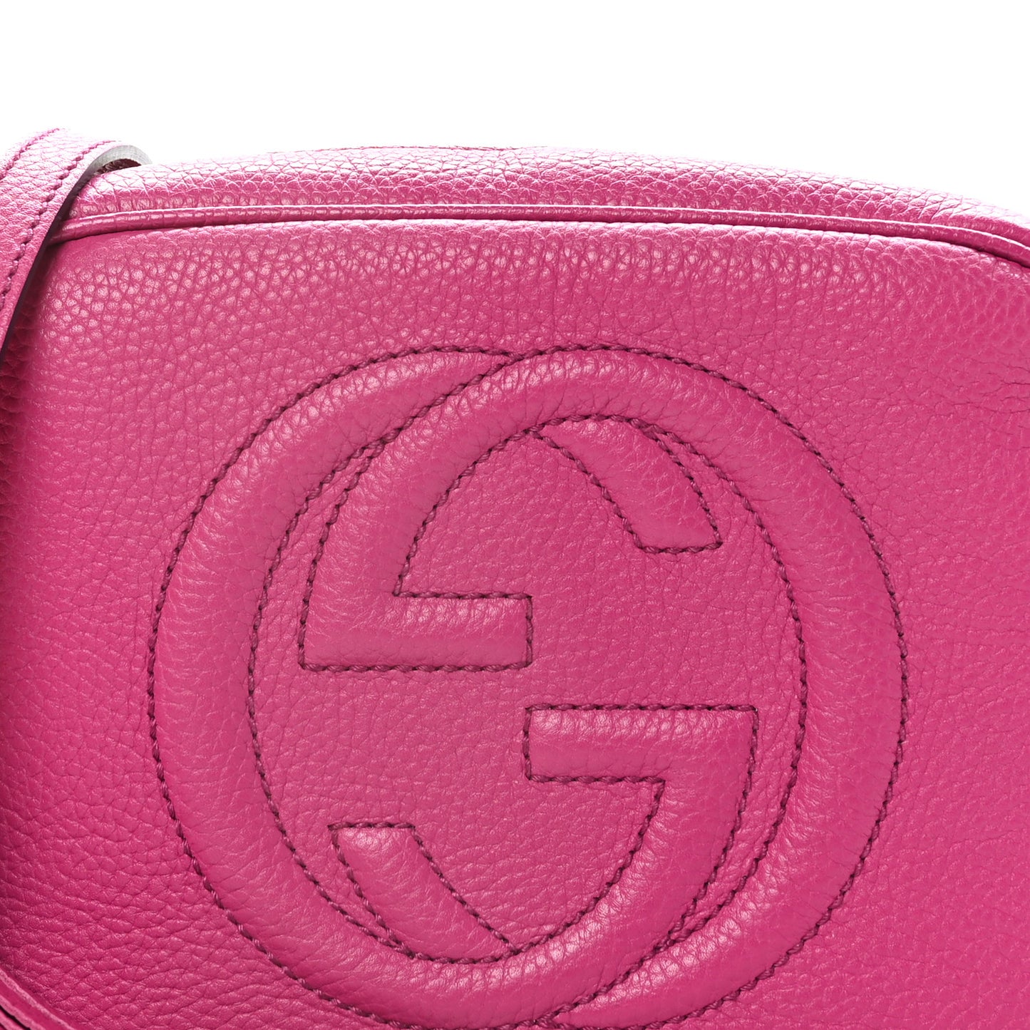 Cellarius Calfskin Small Soho Disco Bag Bright Bouganville