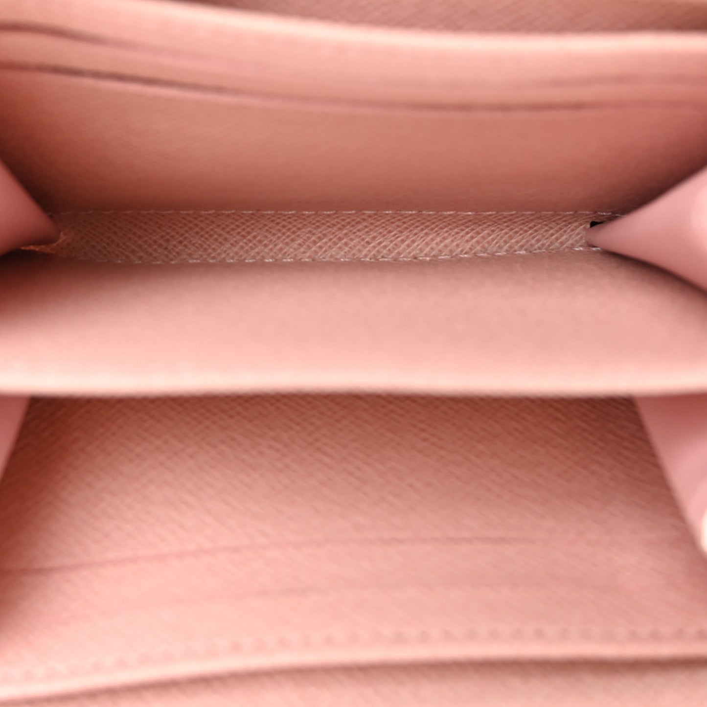 Damier Ebene Zippy Coin Purse Rose Ballerine