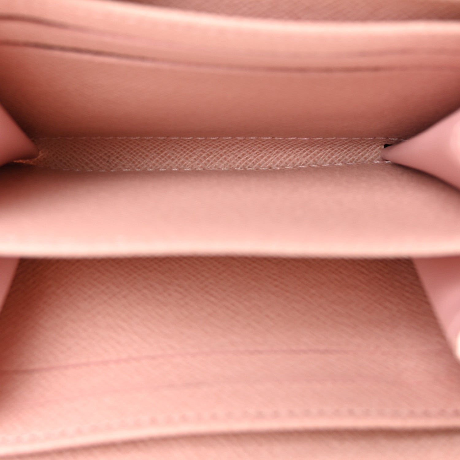 Louis Vuitton Damier Ebene Zippy Coin Purse Rose Ballerine 5 of 7