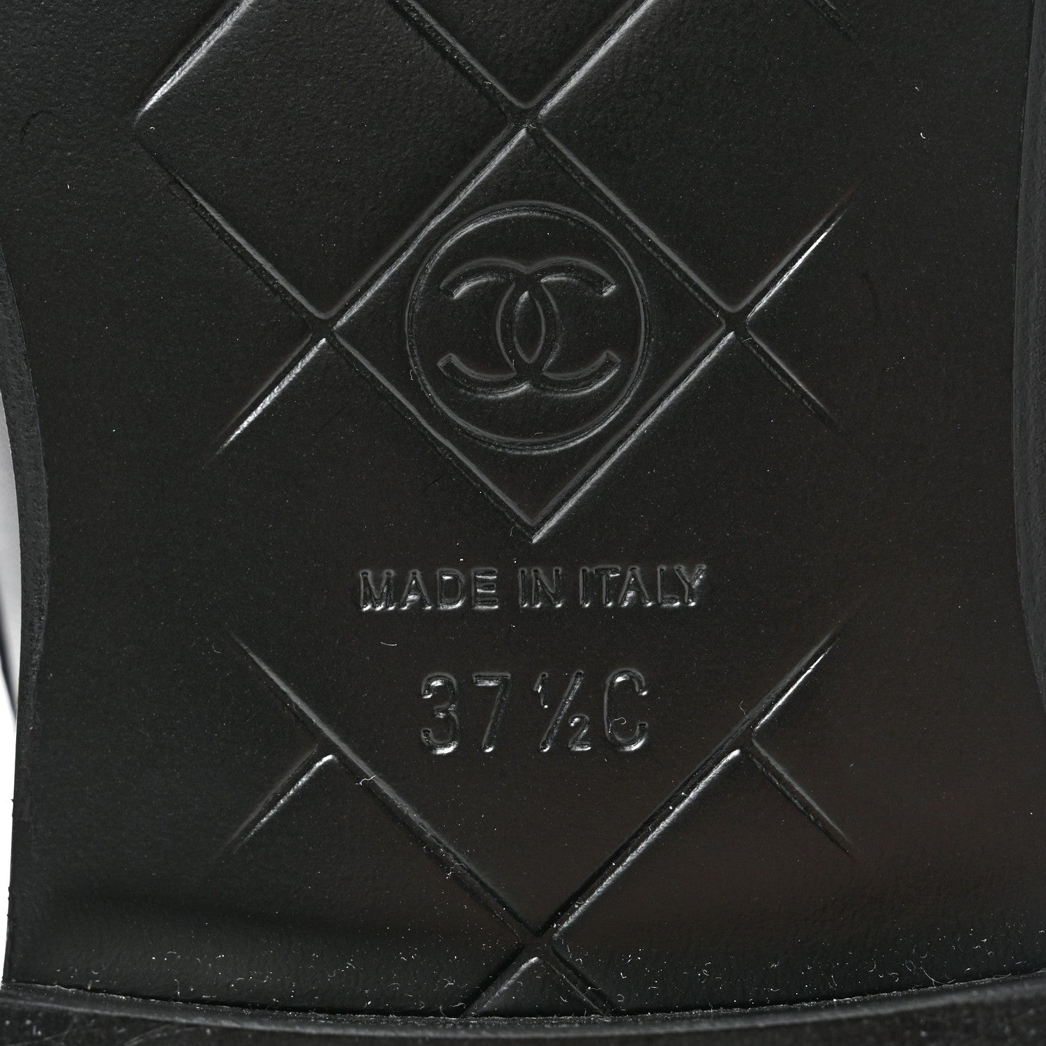 Chanel Lambskin Quilted CC Turnlock Loafers 37.5 Black 8 of 9