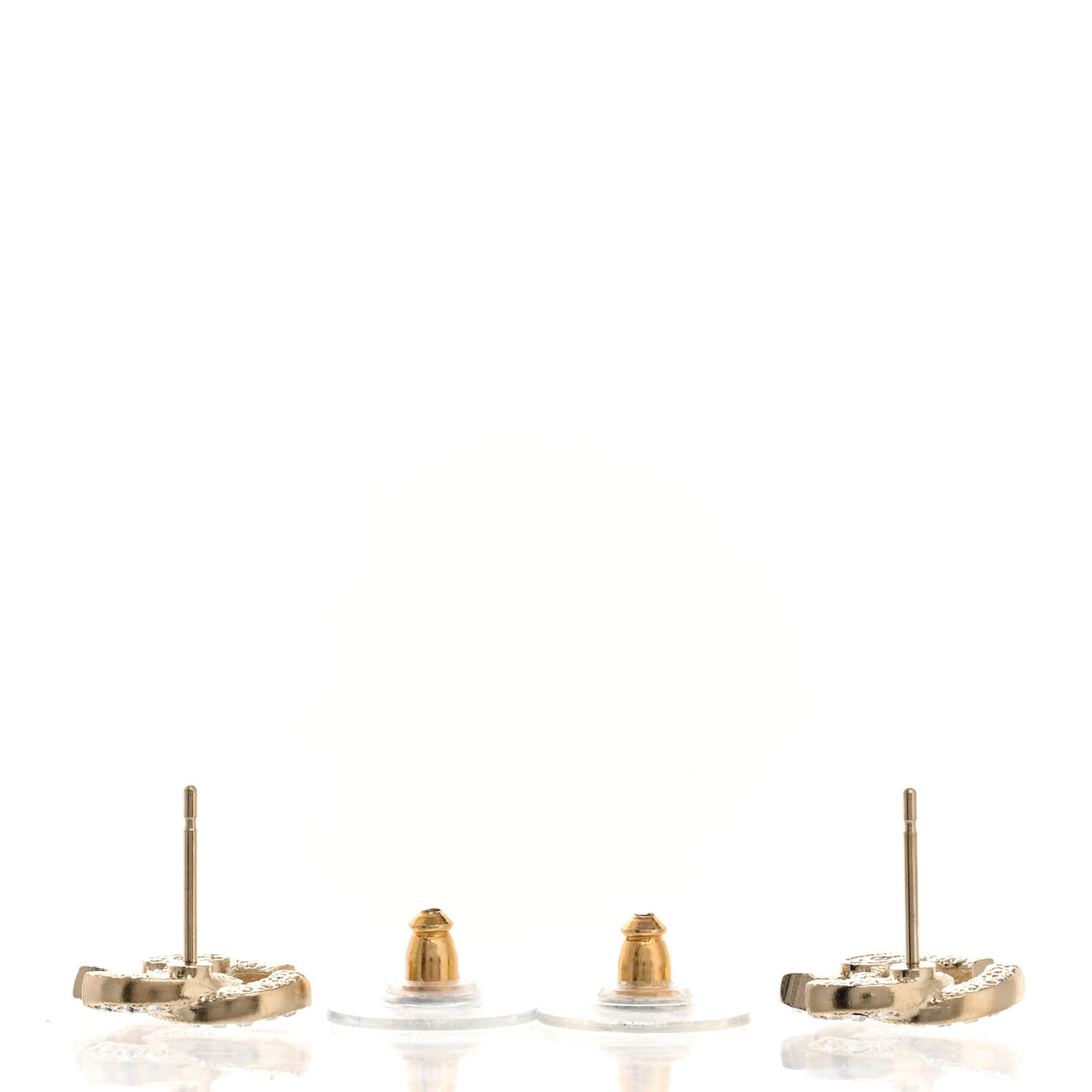Crystal CC Earrings Gold