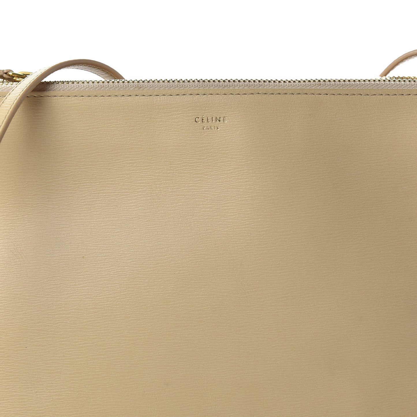 Lambskin Large Trio Crossbody Bag Beige