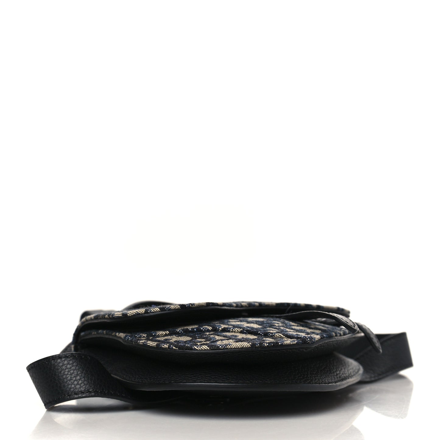HOMME Oblique Saddle Belt Bag Blue